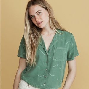 ISO Lucy Button Down in Fiesta Print